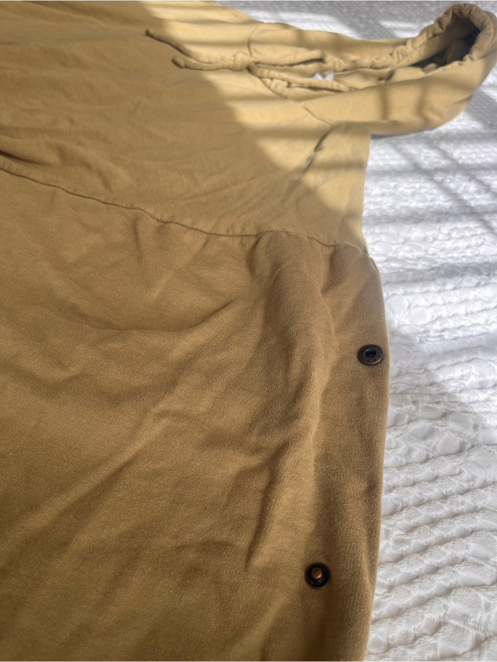 Young Fabulous & Broke Olive Green Cropped Hoodie - Picture 6 of 8